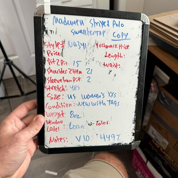 Madewell Polo Sweater Striped Tee Button Up Short Sleeve Shirt US Womens XXS New - Picture 7 of 7